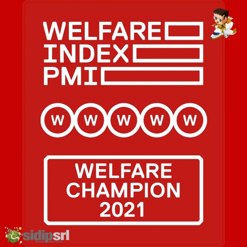 Sidip tra le 105 aziende “Welfare Champion” al Welfare Index PMI 2021