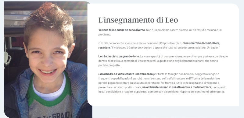 Sidip sostiene "La Casa di Leo"